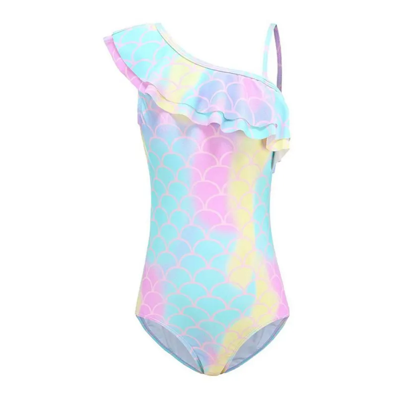 Children Girls One-Piece Swimwear with Sun Protection Stylish Look Kids Bikini Swimsuit 4-12 Years 7