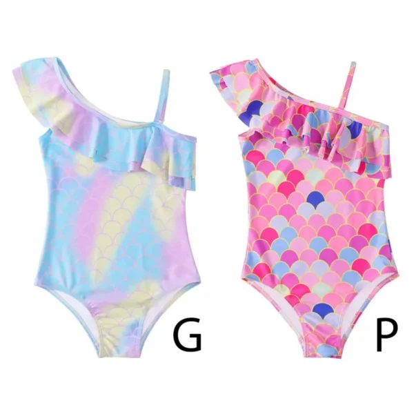 Children Girls One-Piece Swimwear with Sun Protection Stylish Look Kids Bikini Swimsuit 4-12 Years 5